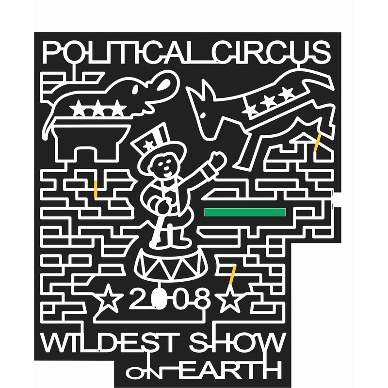 08_WA_Tri-Cities A washington, politics, donkey, elephant, circus, political, democrat, republican, 2008, circus.jpg