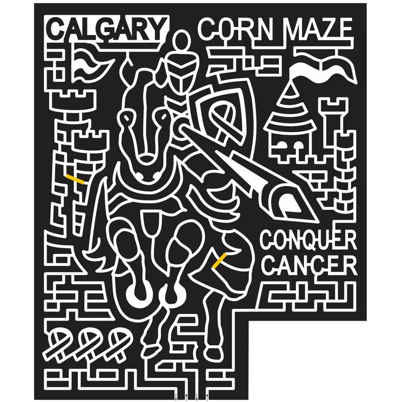 11_AB_Calgary Knight, Horse, castle, Ribbon, Cancer, cure, Alberta, mid, evil, Shield, Flag, 2011, conquer.jpg