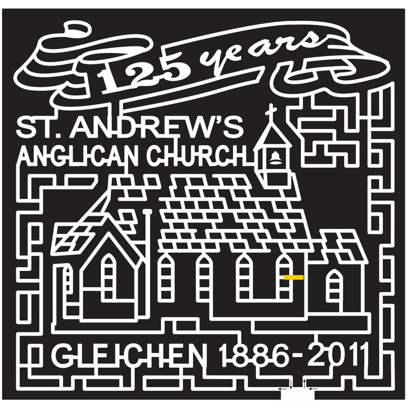 11_AB_Cluny church, Ribbon, Cross, Bell, Alberta, banner, structure, Building, 2011.jpg
