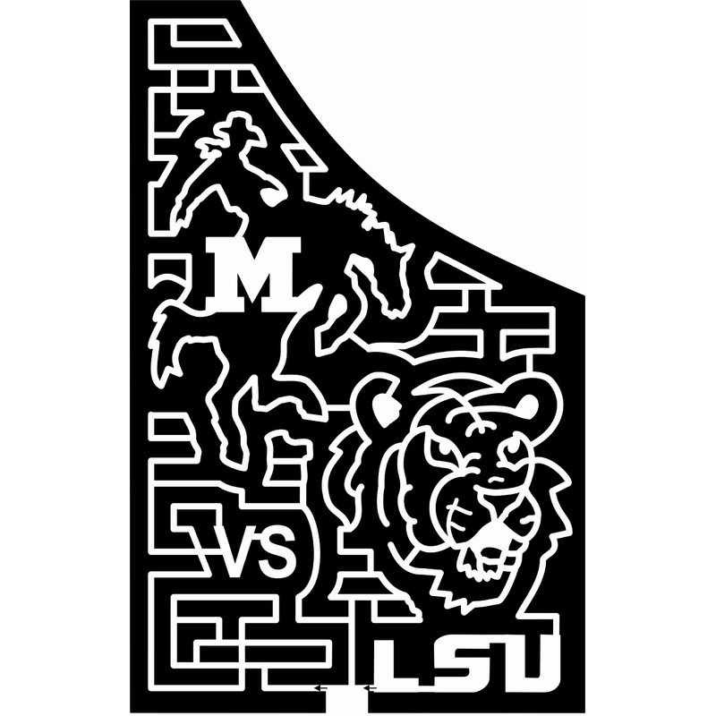 10_LA_Reeves Horse, Cowboy, Hat, Animals, College, LSU, Louisiana, mascot, sports, 2010