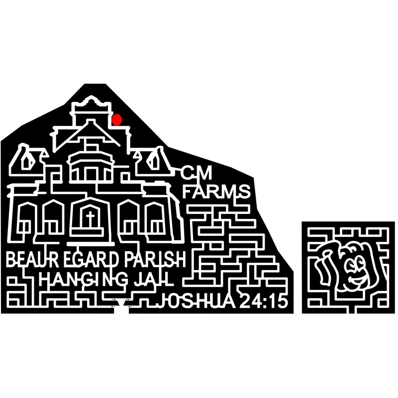 11_LA_Reeves Louisiana, church, Cross, Building, spookley, Pumpkin, 2011, joshua, bible, Jail, parish.jpg