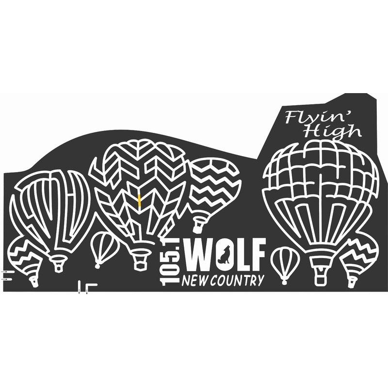 10_NY_Onieda 2010, Air, Balloon, Air Balloon, Flyin’ High, Balloons, Wolf, Radio, logo, sponsor, New York