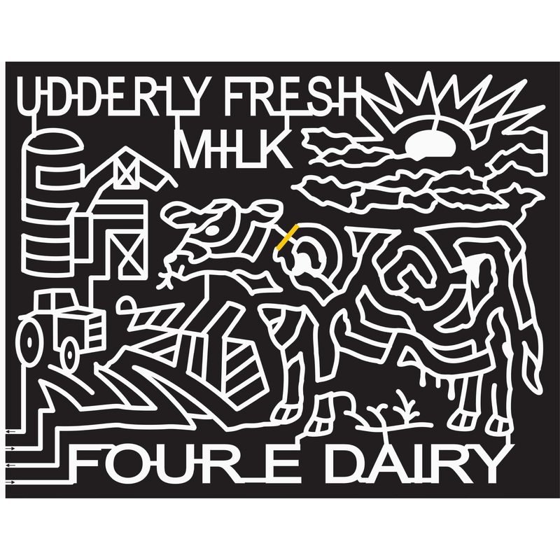 10_TX_Moulton Cow, Sunrise, Barn, 2010, Tractor, Animal, Sun, Milk, Dairy, udder, udders, Texas, four e