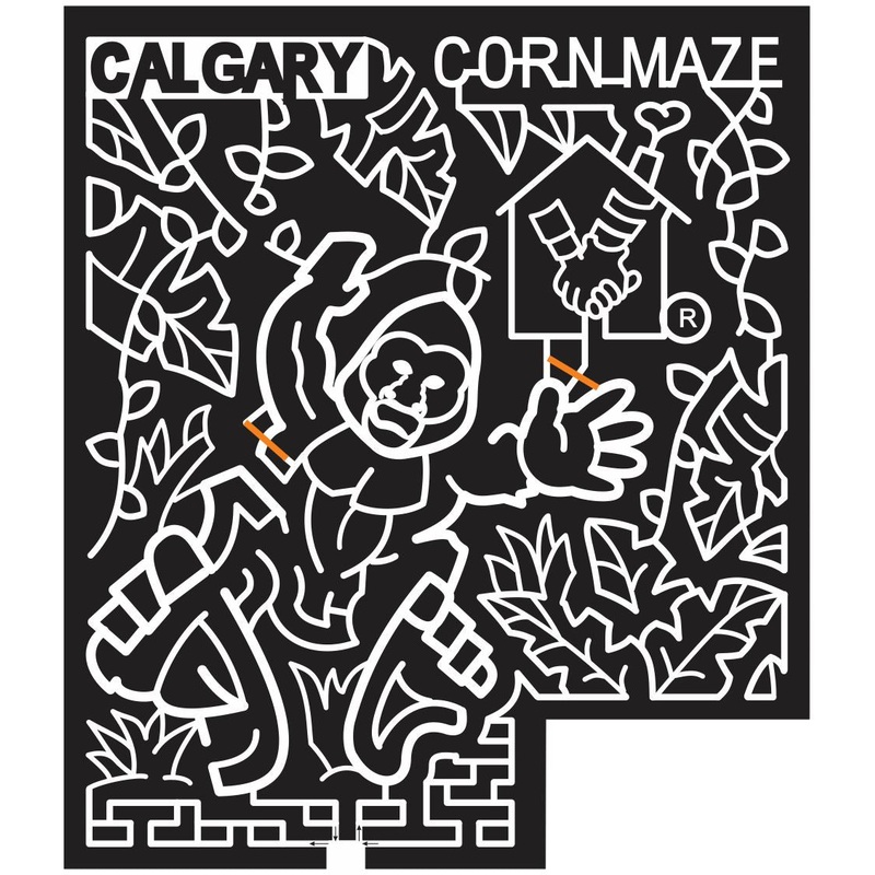 12_AB_Calgary Alberta, gorilla, monkey, Maple, Leaf, Hand, Heart, 2012, Canada, charity, logo, Ronald, Mcdonald, Leaves, sponsor