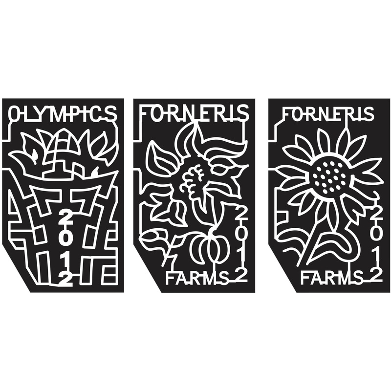 12_CA_Chatworth_2 California, Sunflower, Flower, Corn, plant, cob, forneris, Olympics, flame, 2012