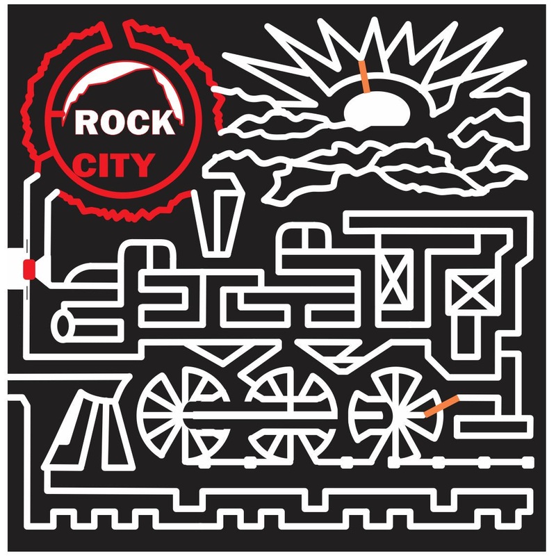 12_GA_Rock_City_2 Georgia, Train, engine, locomotive, railroad, Sun, logo, 2012, tracks