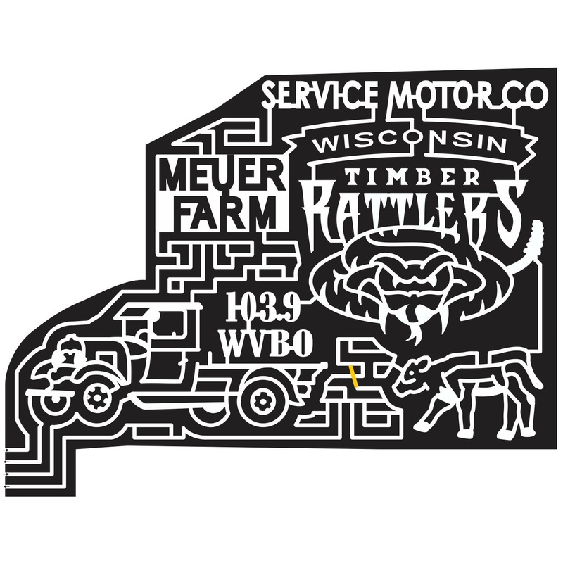 11_WI_Chilton Wisconsin, Truck, Vehicle, Cow, snake, rattlesnake, sponsor, logo, wvbo, Radio, 2011.jpg
