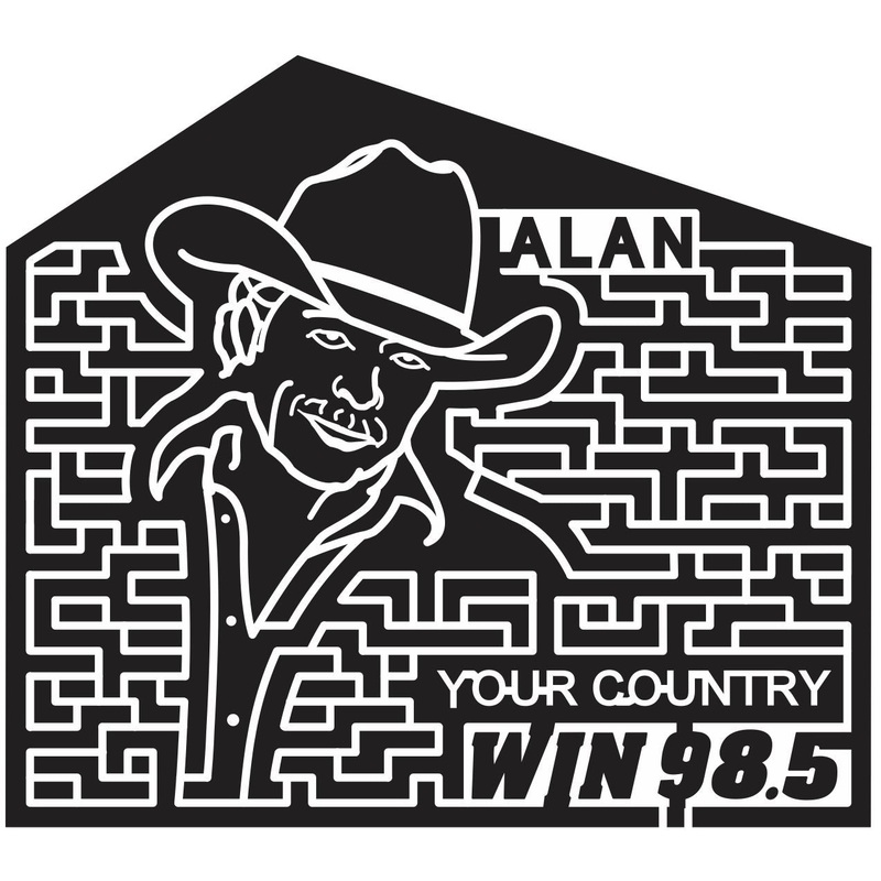 12_MI_Richland Michigan, singer, musician, Music, Alan Jackson, celebrity, famous, 2012, Person, People, Radio, logo, sponsor, radio logo