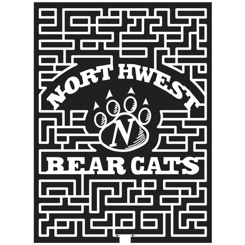 12_MO_Barnard Missouri, Cat, print, paw, bear cats, logo, sponsor, mascot, 2012, paths, northwest