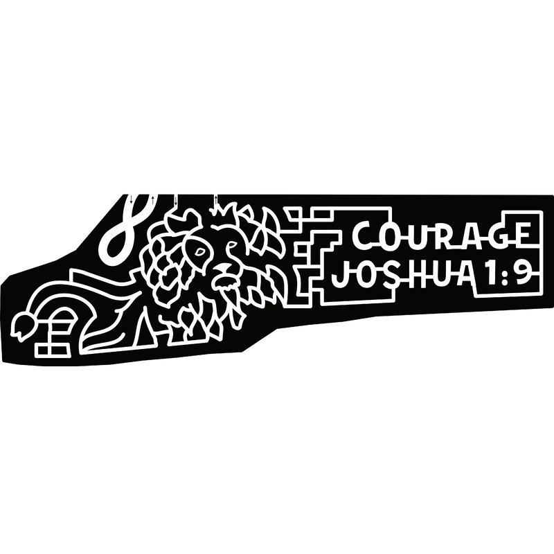 23_PA_Altoona Courage, Joshua 1:9, Lion
