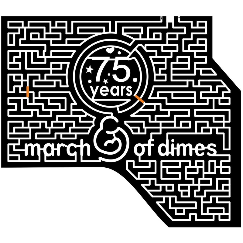 Atkins Iowa IA 2013 march of dimes, number, logo, cause, 75 years, charity, sponsor, Years, paths.jpg