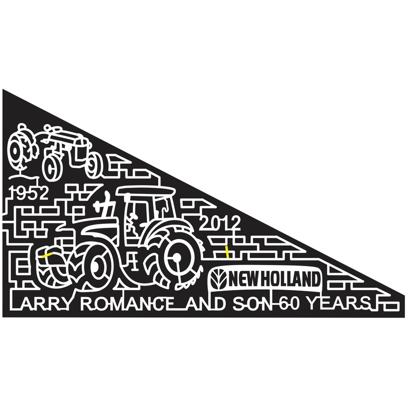 12_NY_Arcade New York, Tractor, New Holland, equipment, 2012, sponsor, logo, larry, romance