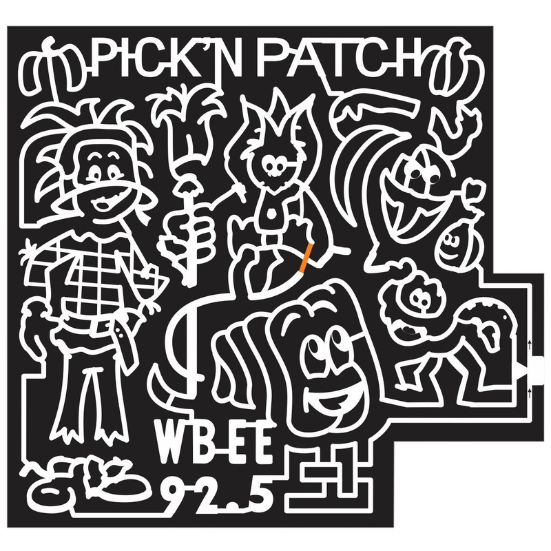 12_NY_Stanley New York, Scarecrow, Pumpkin, spookley, Broom, Pick, Patch, WBEE, Radio, logo, sponsor, pitch, fork, hay, 2012