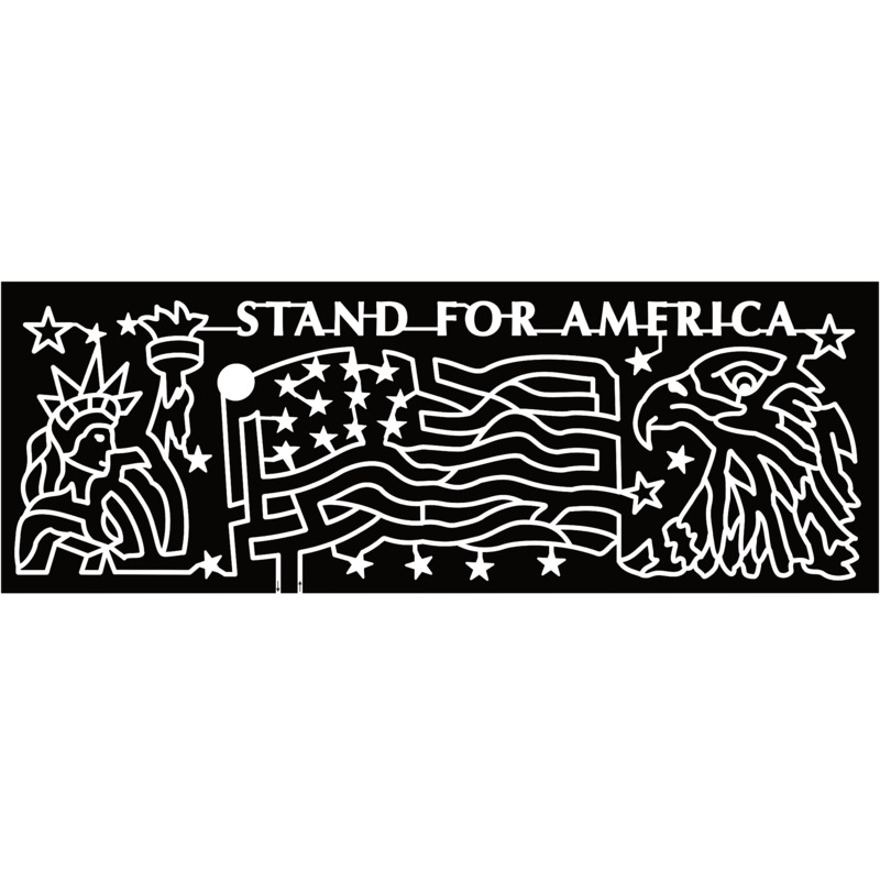 24_CA_Temecula Flag, Eagle, Statue of Liberty, Stand For America, Star