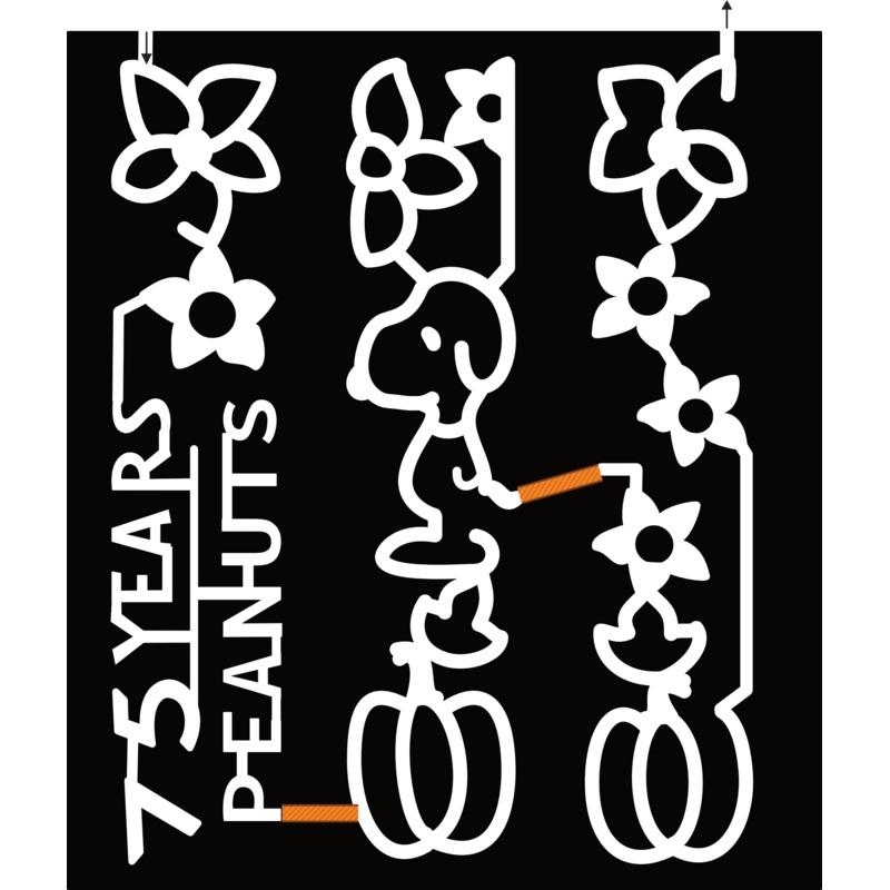 24_FL_Clewiston Snoopy, Peanuts, 75 Years, Flowers, Pumpkins