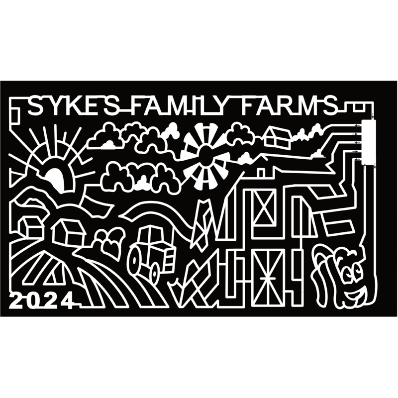 24_FL_Elkton Barn, Spookly, Field, SUn, Tractor, Sykes Family Farm, Clouds