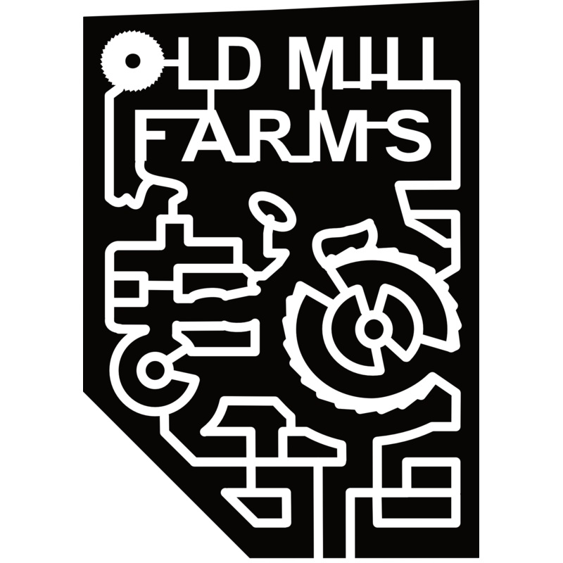 24_FL_Macclenny Tractor, Old Mill Farms, Gear, Logo