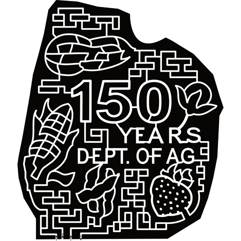 24_GA_Ashburn, 150 Years, Dept of Ag, Strawberry, Peas, Peanut, Corn