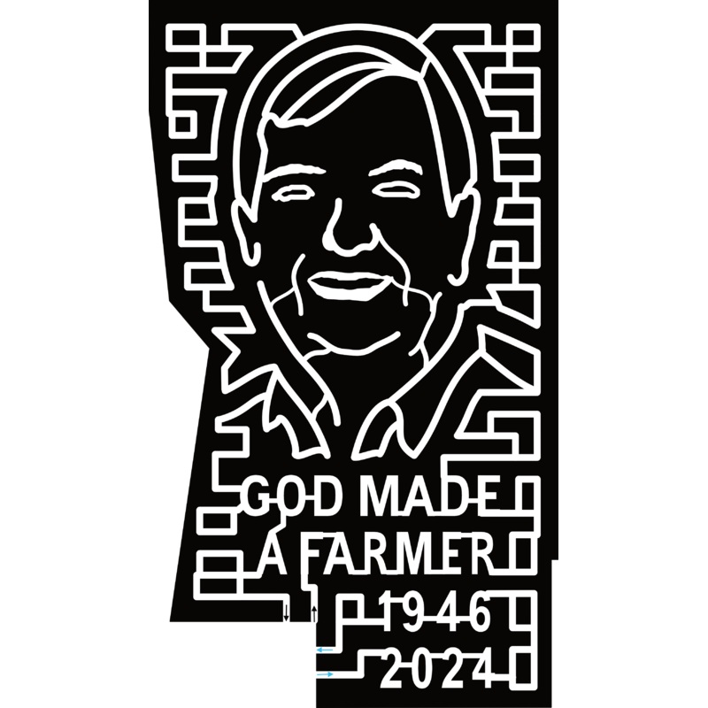 24_GA_Mcdonough 1946, 2024, Person, God Made A Farmer