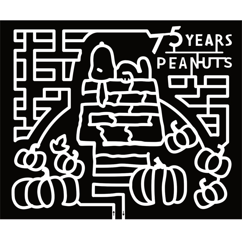 24_IA_Decorah Snoopy, Peanuts, 75 Years, Pumpkin