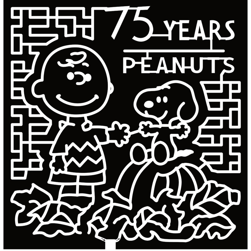 24_IA_Long Grove Snoopy, Peanuts, 75 Years, Charlie Brown, Pumpkin, Leaves
