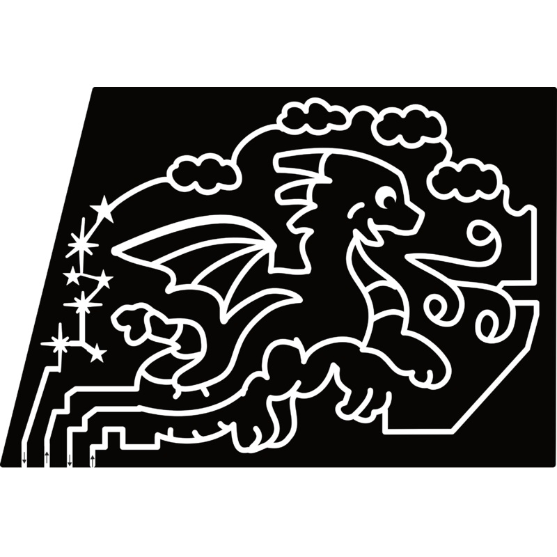 24_MI_Edwardsburg Dragon, Clouds, Fire