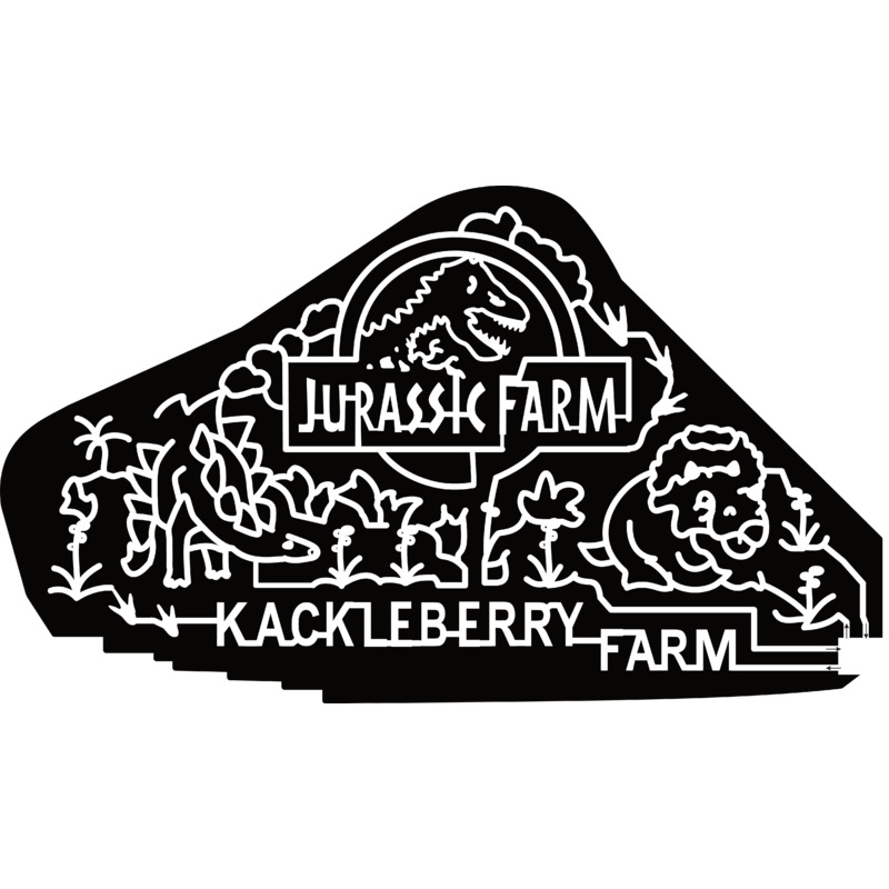 24_MI_Monroe Jurassic Farm, Kackleberry Farm, Dinosaur, Triceratops
