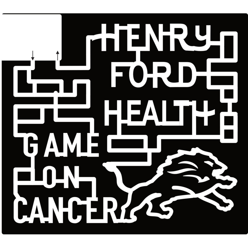 24_MI_Washington Twp, Henry Ford Health, Game On Cancer, Lion
