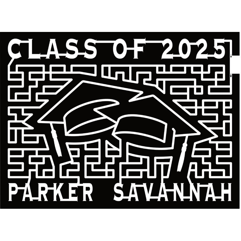 24_MO_Hannibal Class Of 2025, Parker, Savannah, Graduation Cap