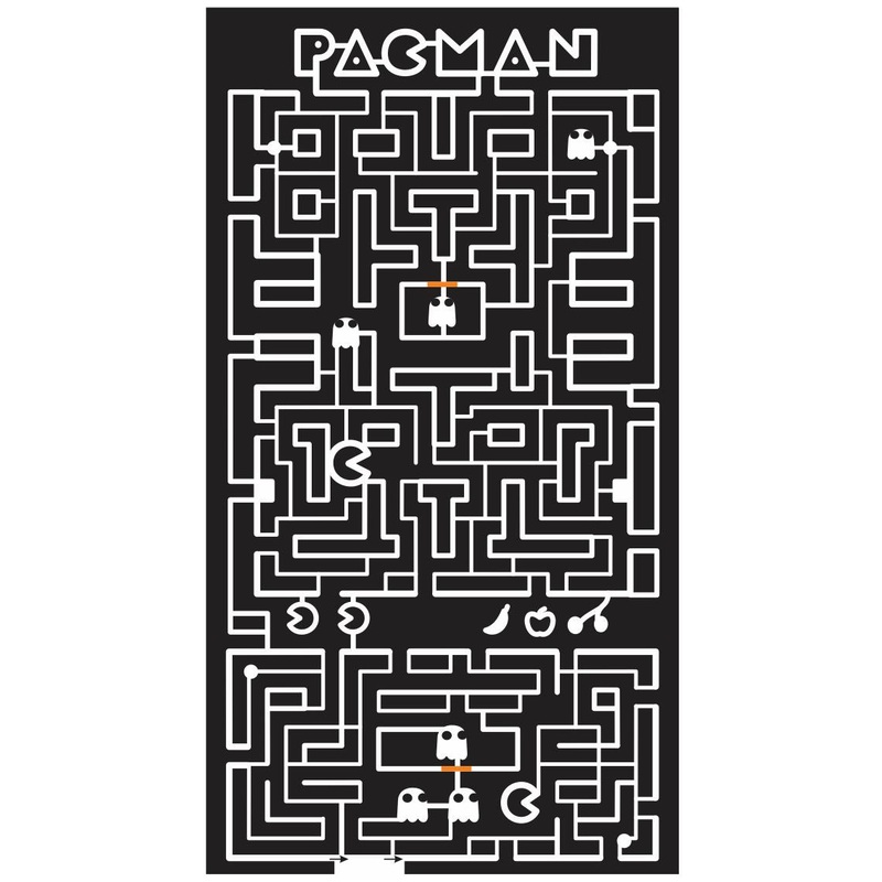 12_OR_Terrebonne Oregon, Game, video, pacman, pac man, paths, 2012, famous