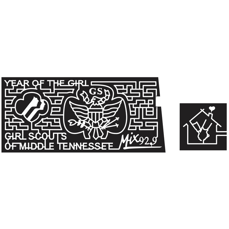 12_TN_Springfield Tennessee, girl scouts, organization, House, Ronald McDonald, charity, sponsor, logo, radio logo, 2012, gsm