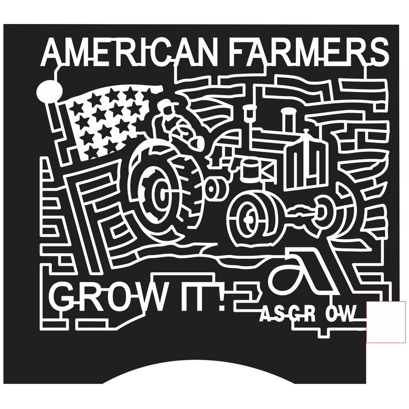 Normal Illinois IL 2013 Flag, American, America, pole, Farmer, Tractor, equipment, Patriotic, grow.jpg