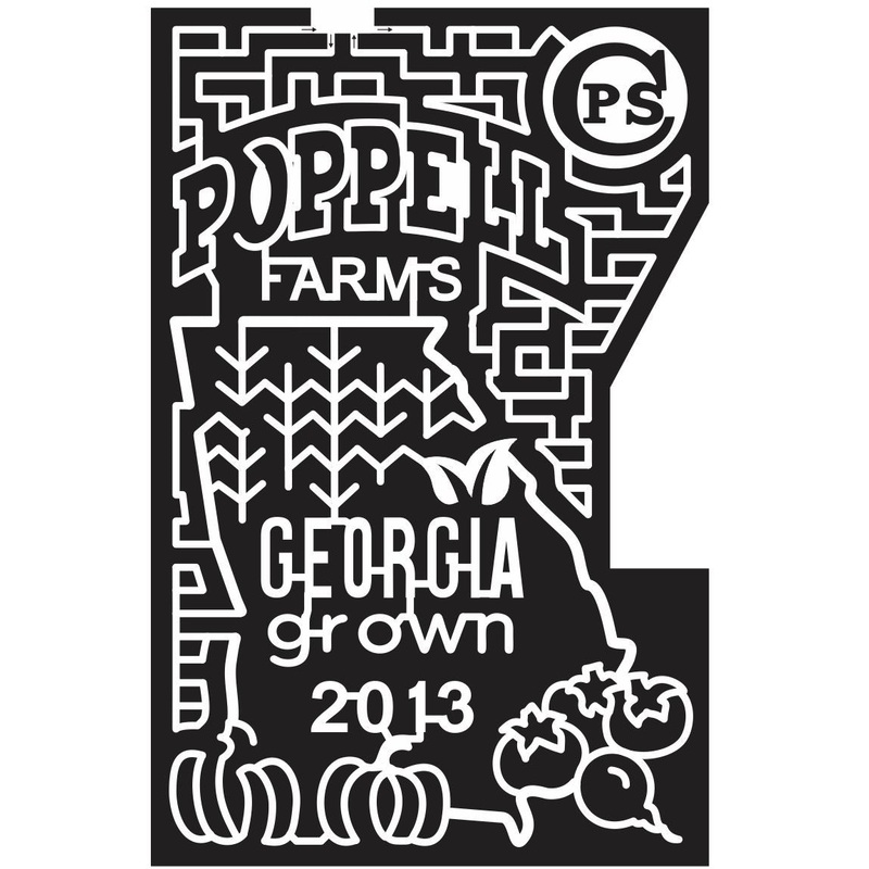 Odum Georgia GA 2013 state, shape, Vegetable, Corn, Tomato, Pumpkin, peach, farm, Stalk, fruit, Vegetables, grown, logo, sponsor, poppell.jpg