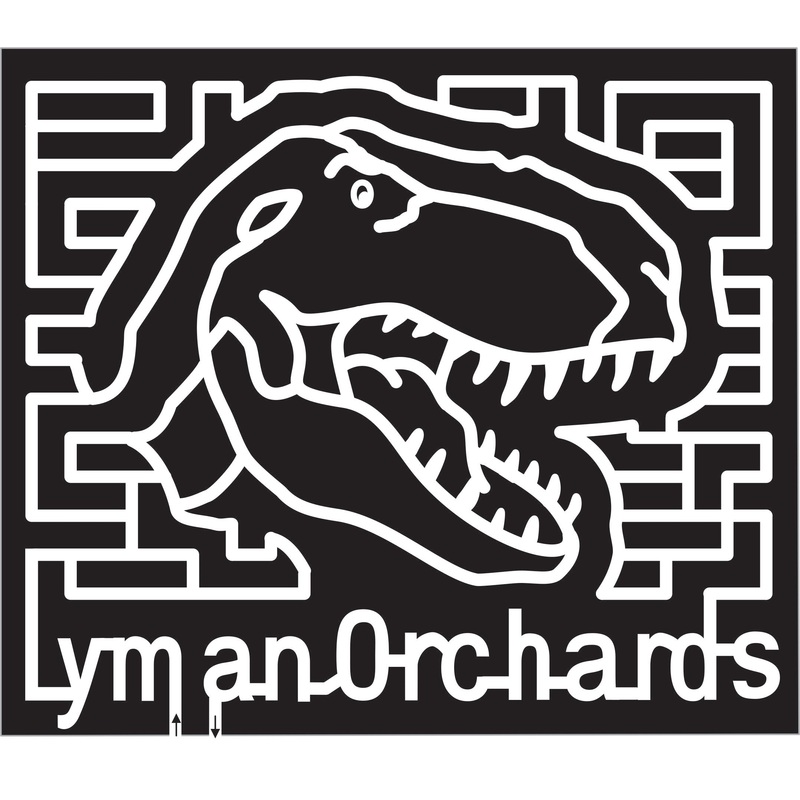 15_CT_Middlefield kiddie maze 2015, Connecticut, Middlefield, Dinosaur, T-Rex, Animal