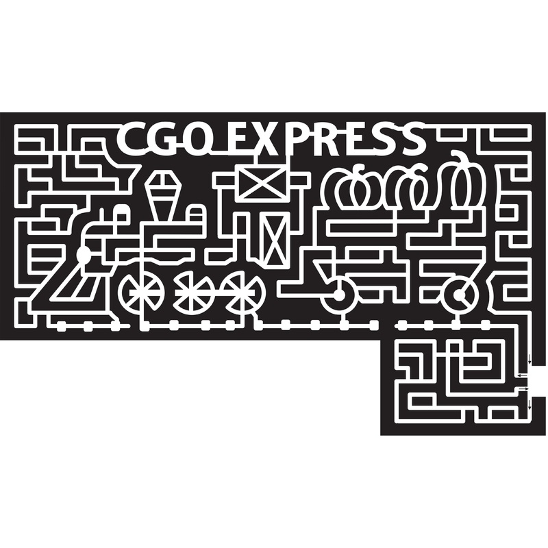 15_IA_Cambridge, 2015, Iowa, Cambridge, CGO Express, Train, Engine, Trailor, Pumpkin, Pumpkins, railroad