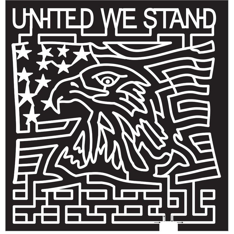 15_IA_Long Grove, 2015, Iowa, Long Grove, Eagle, Flag, United We Stand, Stars and Stripes, USA, American Pride