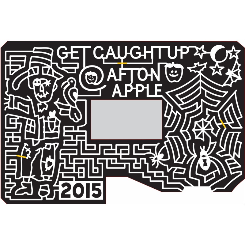 15_MN_Hastings 2015, Minnesota, Hastings, Get Caught Up Afton Apple, Scarecrow, Crow, Apples, Stars, Star, Bat, Bats, Moon, Spiderweb, Spiders, Heart, Hearts, Halloween, Spider, apple, Moon, bird