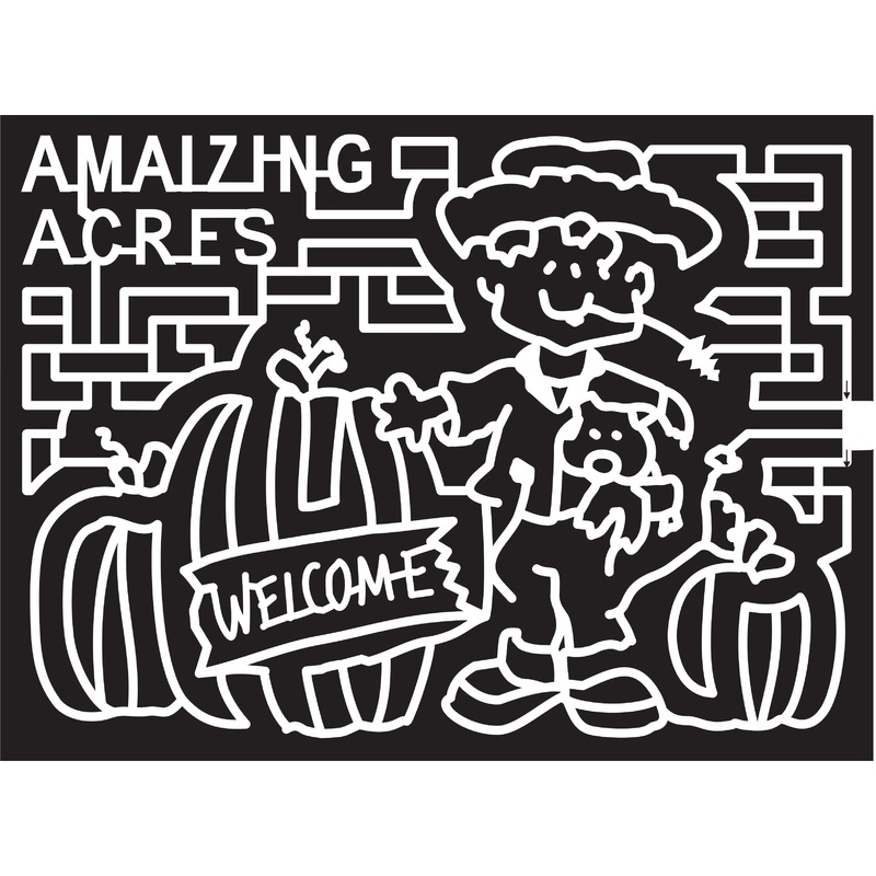 15_MO_Barnard, 2015, Missouri, Bernard,  Amazing Acres, Welcome, Pumpkin, Pumpkins, Farmer, Person, Sign, Pig, Animal, Farm, straw, wheat