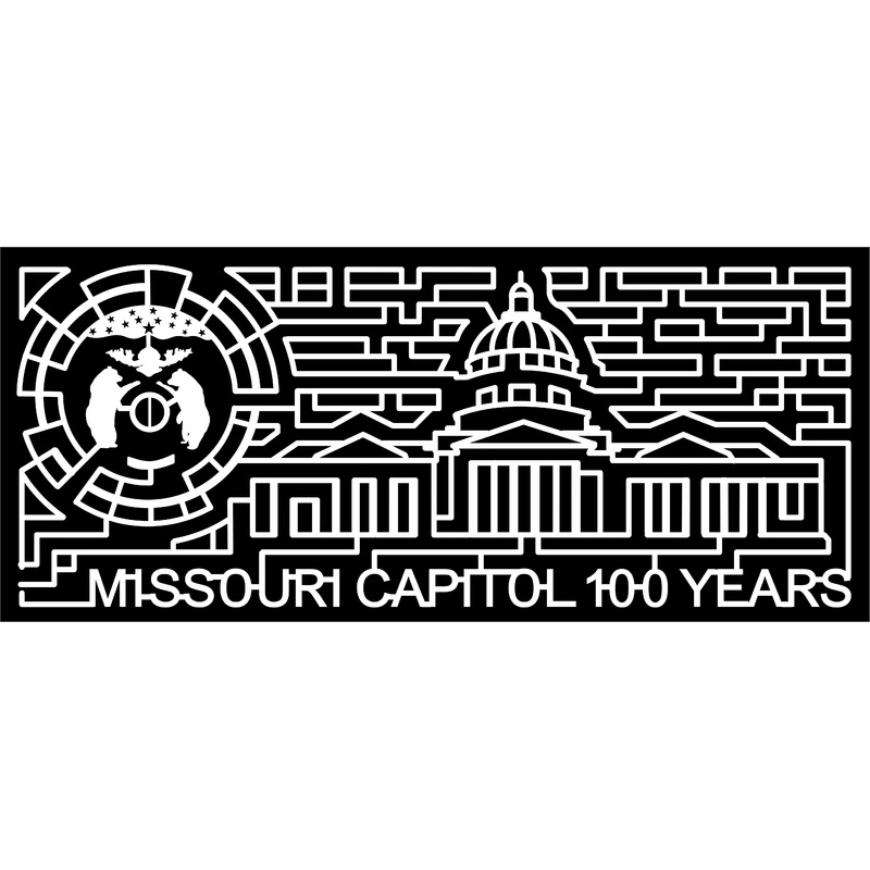 15_Mo_Jefferson City, 2015, Missouri, Jefferson City, Capitol, 100 Years, bulings, bear, star, state capitol, government building, white house