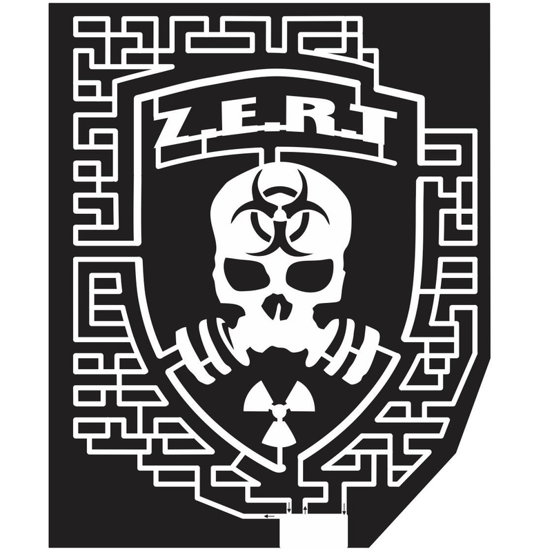 Tinley Park Illinois IL 2013 Skull, zombie, Shield, zert, radiation, logo.jpg