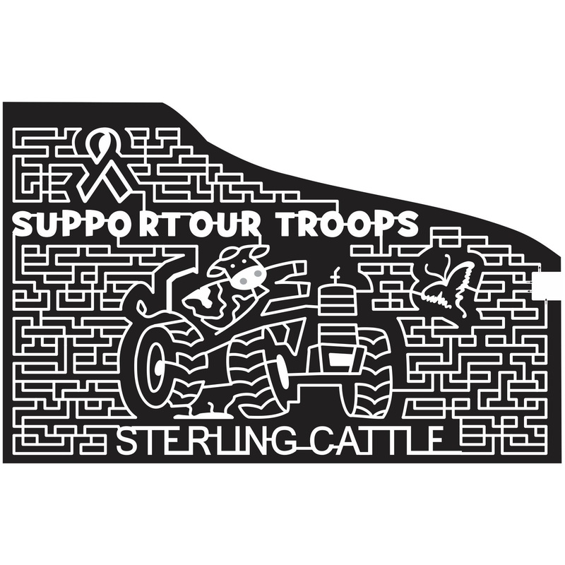 Wolf Creek Montana MT 2013 Tractor, Ribbon, Cow, Butterfly, cattle, Troops, 2013, cartoon, Patriotic, sterling.jpg