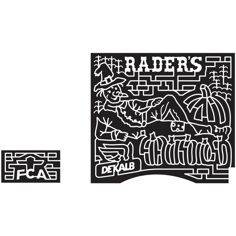 14_IL_Normal 2014 Illinois scarecrow pumpkin corn stalk fca logo sponsor dekalb lay.JPG