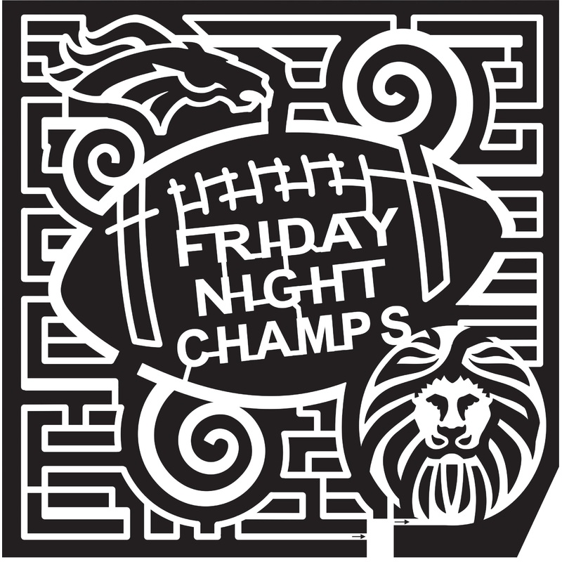 15_NC_Shelby 2015, North Carolina, Shelby, Bronco, Broncos, Horse, Football, Friday Night Champs, Swirl, Swirls, Lion, Mascot, Sports, Football field