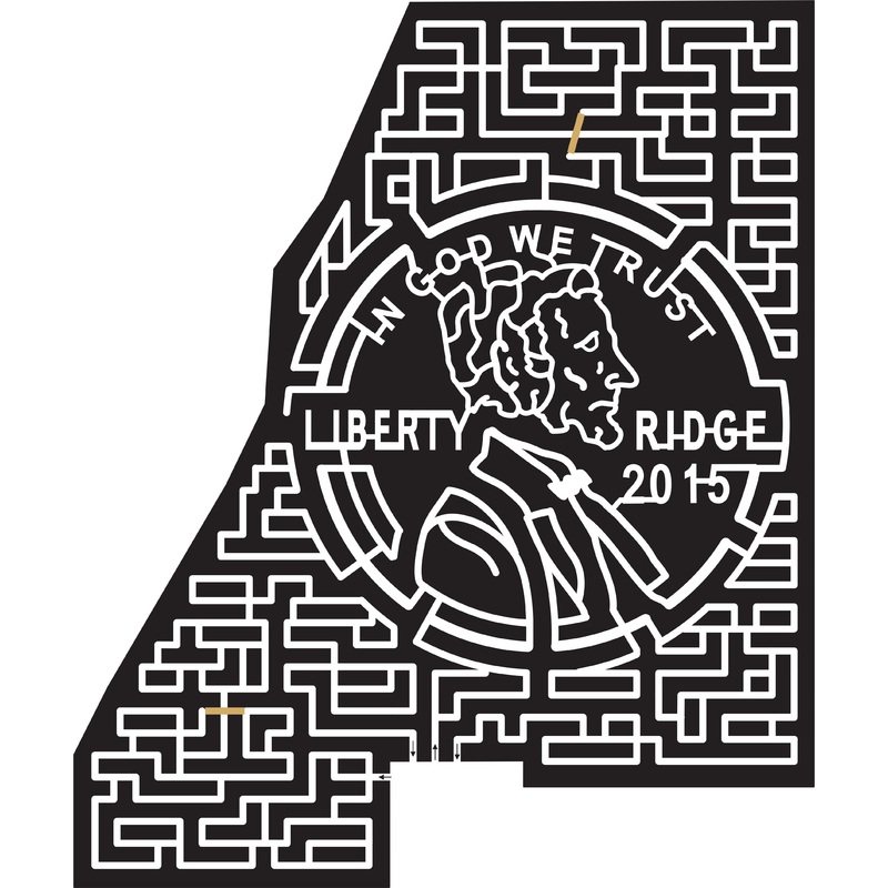 15_NY_Schaghticoke, 2015, New York, Shaghticoke, Penny, Abe Lincoln, 2015, Liberty Ridge, Circle