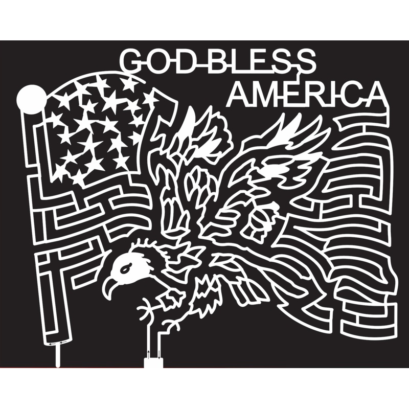 15_OH_Hamilton, 2015, Ohio, Hamilton, flag, eagle, patriotic, god bless america, stars