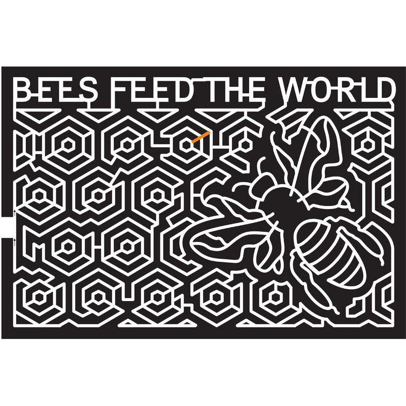 15_PEI 2015, Prince Edward Island, Belfast, Bees feed the world, Honeycomb, Bee, Insect, Wing, Wings, Bug, Honey