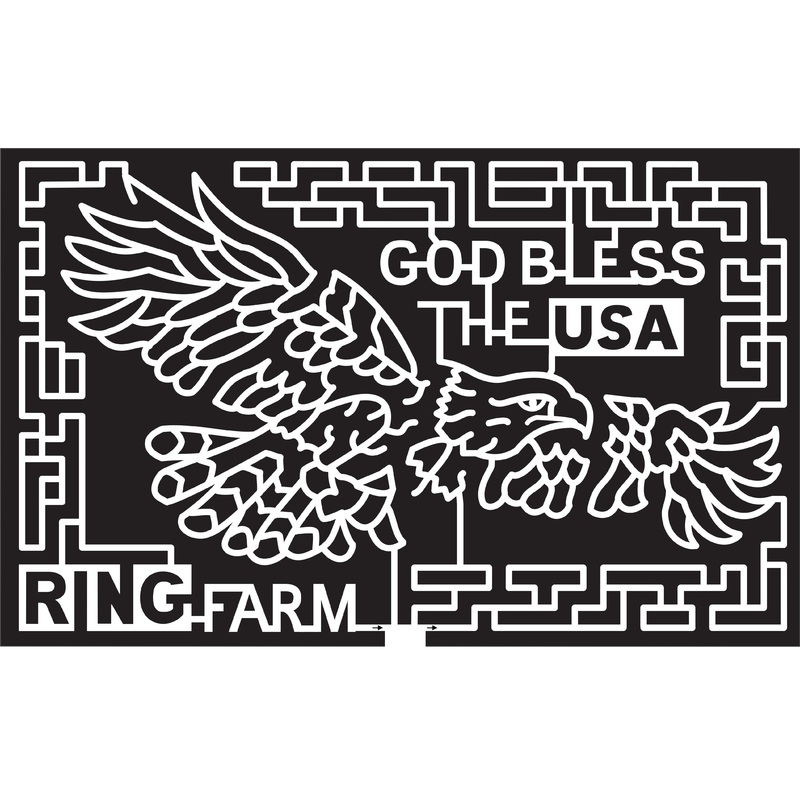 15_TN_Columbia, 2015, Tennessee, Columbia, Eagle, Ring, Farm, God Bless the USA, USA, Patriotic, Ring Farm, Feathers