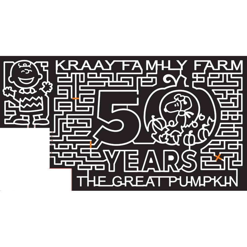 16_AB_Lacombe, 2016, Alberta,Charlie brown, snoopy, 50, 50 years, pumpkin. Peanuts, great pumpkin, leaves, kraay family,