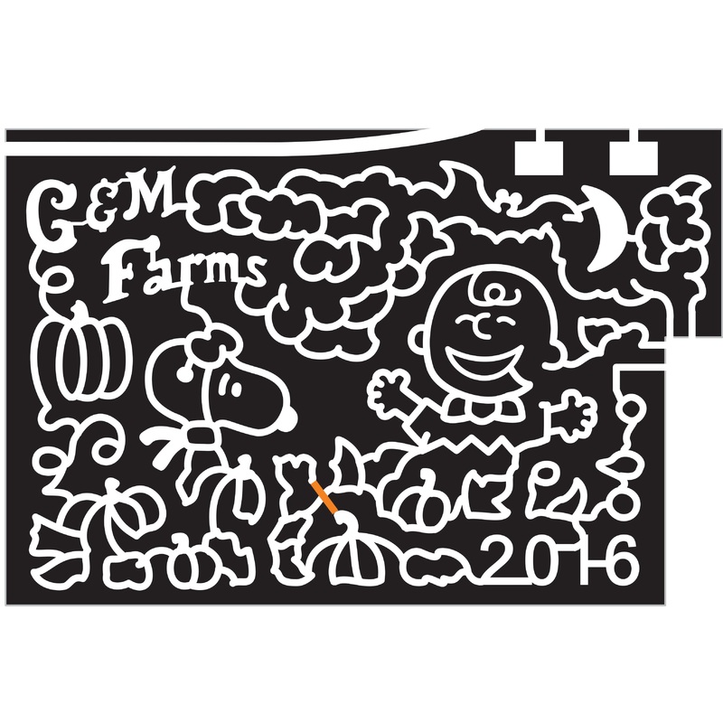 16_CA_Livermore, 2016, California, C&M farms, snoopy, charlie brown, moon, clouds, pumpkin, pumpkins, vine, vines, halloween, peanut, peanuts