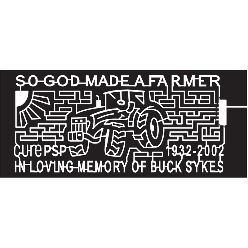 16_FL_Elkton, 2016, Florida, tractor, god made a farmer, farmer, logo, cure psp logo, sun